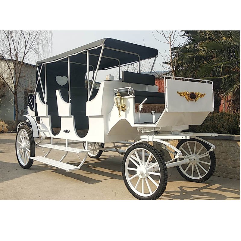 Chinese Handmade Special Sightseeing Horse Carriage Transportation Vehicle